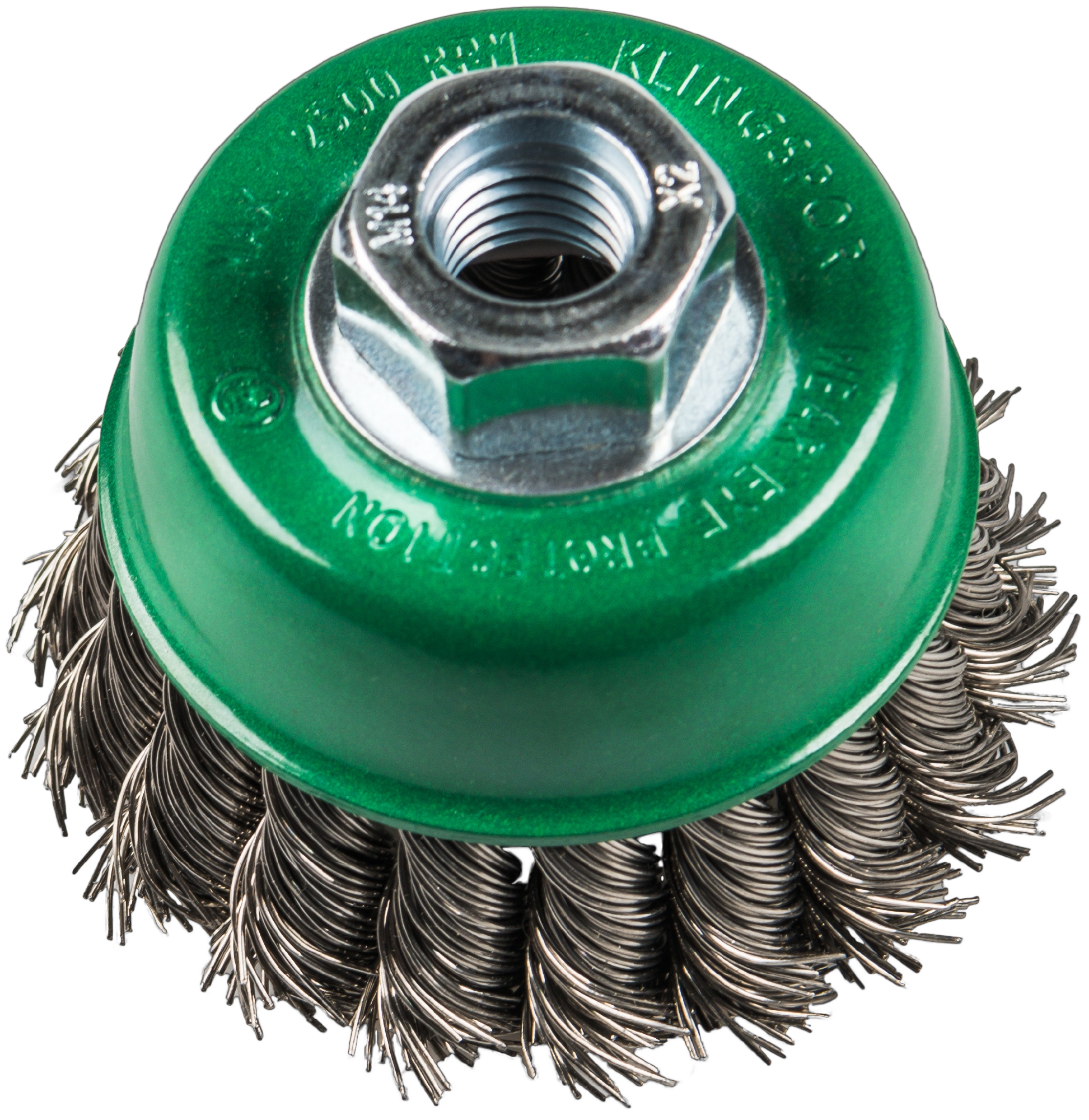 BT 600 Z Topfbürsten gezopft ohne Ring Anzahl Reihen 1, 65 mm Gewinde M 14 0,5 Edelstahl