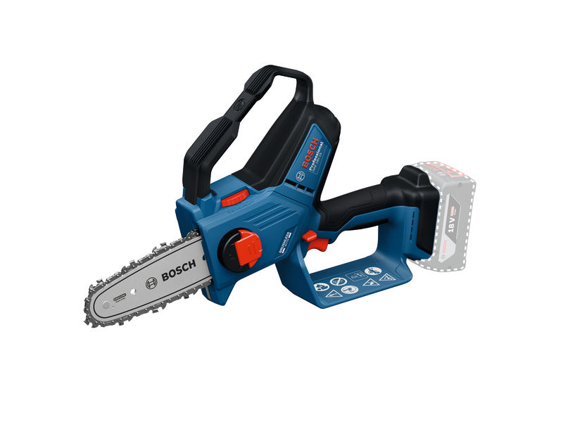 Akku-Hochentaster GKE 18V-15 von Bosch für schnelles Astschneiden. Produktbild dynamisch