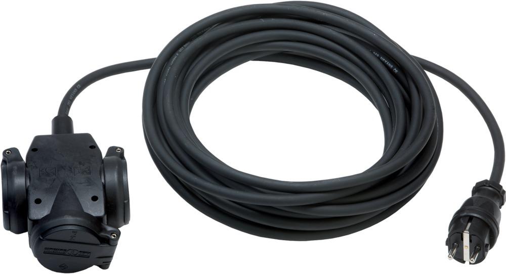 Dreifach-Verteiler IP44 10m H07RN-F3G1,5 Althoff
