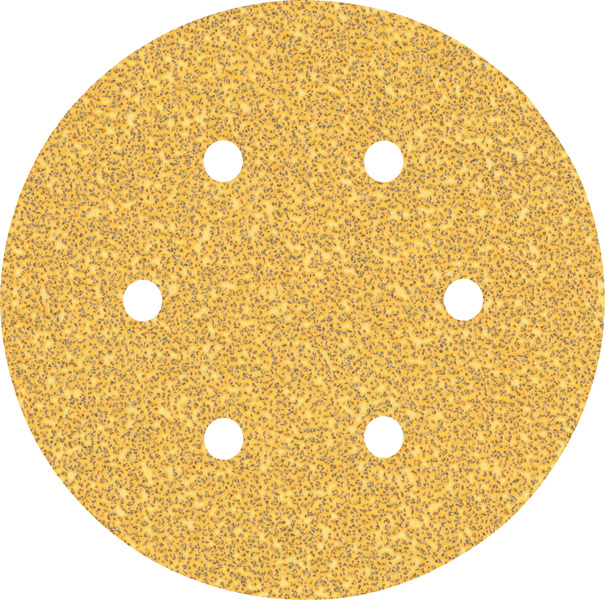 EXPERT C470 Schleifpapier mit 6 Löchern für Exzenterschl., 150 mm, K 40, 50-tlg.
