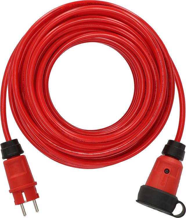 Professional Verlängerungskabel VQ 1100 IP44, 10m rot H07BQ-F 3G1,5