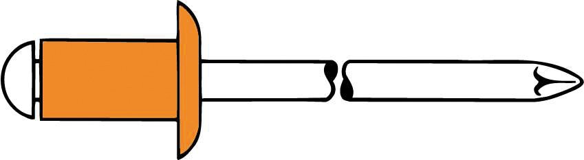 Blindniete Mini-Pack Kupfer/Bronze 4 x 10