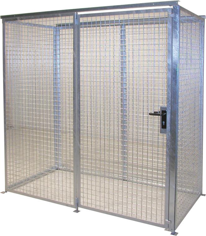 BAUER Gasflaschen-Container GFC-M1 2100x1085x2100mm