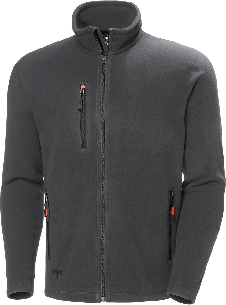 Jacke Oxford, Fleece, Gr. 2XL, grau Jacke Oxford, Fleece, Gr. 2XL, grau