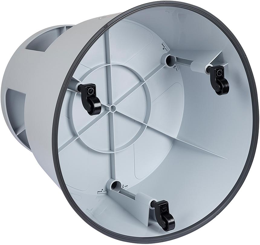 WEDO Rollhocker SuperStepKst. Höhe bel./unbel. 41,5/42,8cm ø oben/unten 29,2/42,4cm lichtgrau