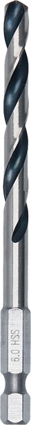 HSS PointTeQ Sechskantbohrer 6,0 mm