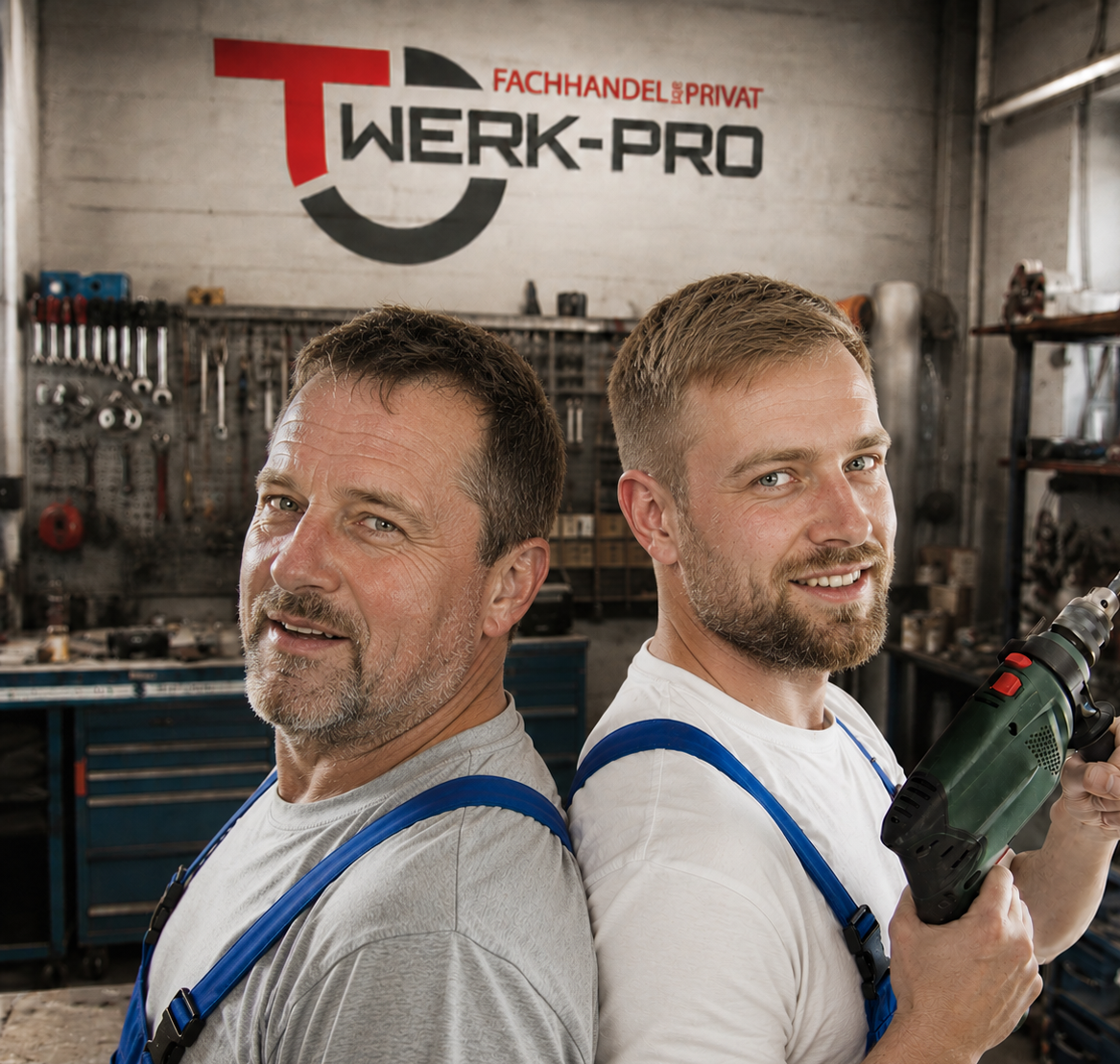 Werkstatt mit Handwerkern