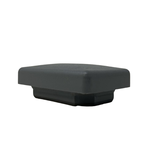 Kunststoffkappe (ohne Überstand) grau