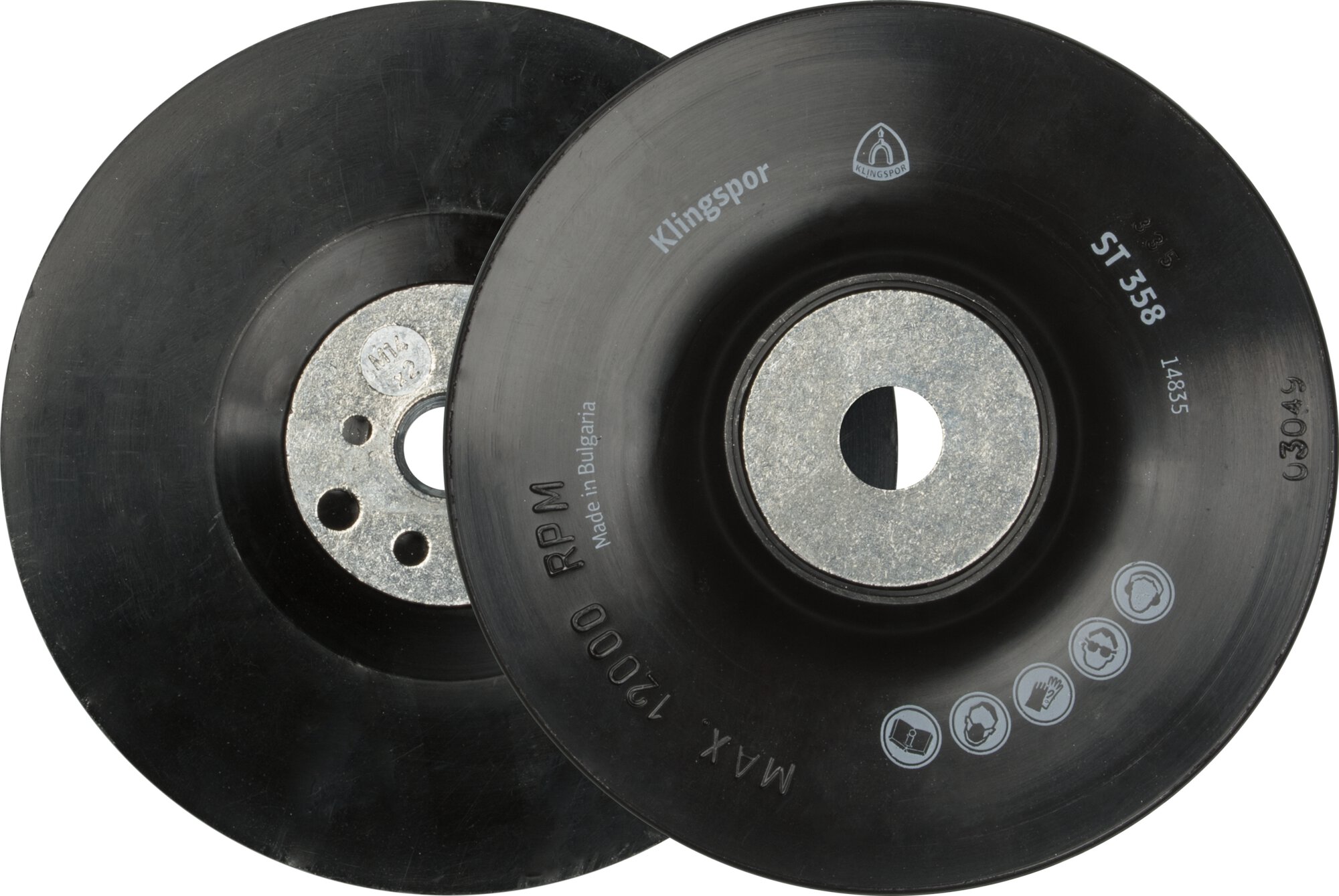 ST 358 FI-Stützteller, 125 mm Gewinde M 14