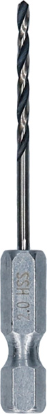 HSS PointTeQ Sechskantbohrer 2 mm, 10er-Pack