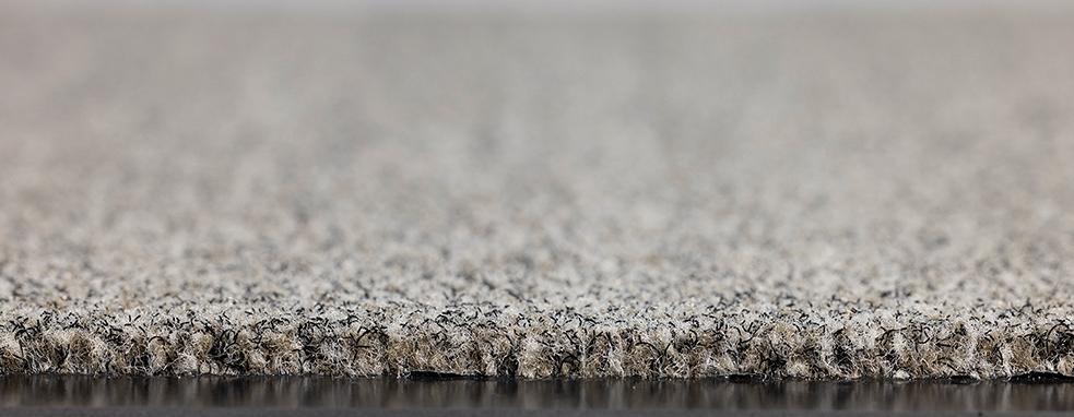 MILTEX Schmutzfangmatte EAZYCARE DUET Breite 1350mm max. Länge 20m Zuschn./lfm. quartzgrau