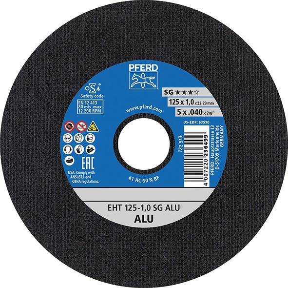 Trennscheibe gerade für Aluminium A30NSG 125x1mm PFERD