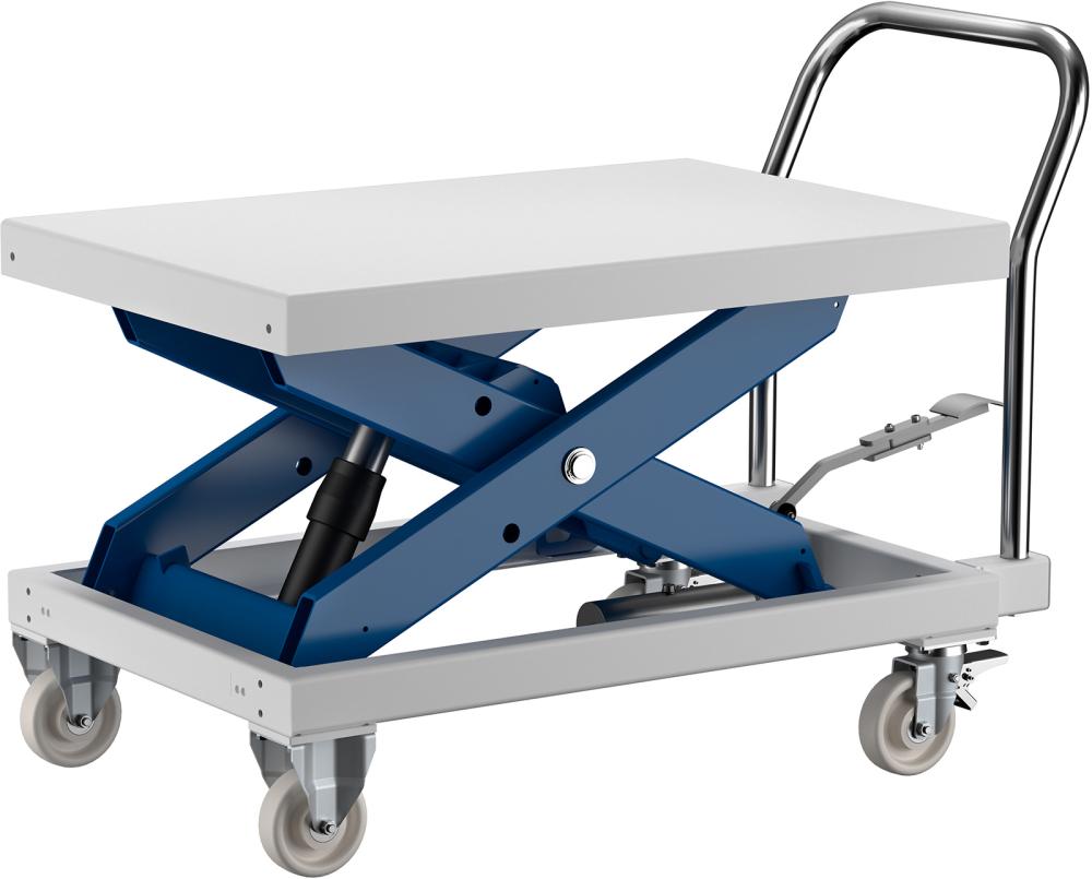 BECK Hubtisch 1200x800x3-0mm höhenverstellbar 450-1150mm 1200kg Metall-platte und Bügel