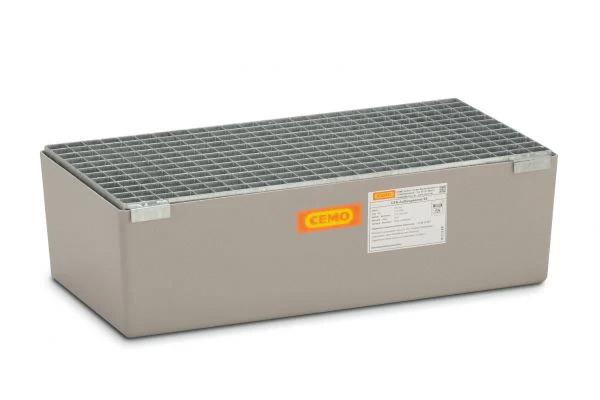 Auffangwanne GFK 65 l mit Gitterrost CEMO