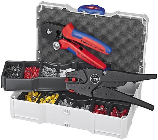 Aderendhülsen-Sortiment 4-kant 1250-teilig KNIPEX