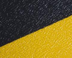 Anti-Ermüdungsmatte 0.6m x 0.9m, schwarz/gelb