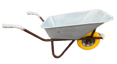 Schake Schubkarre Typ Polier mit Tiefmulde, Muldenstütze