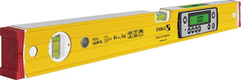 Elektronik-Wasserwaage TECH 196M DL 61cm IP 67 mit Magnet Stabila