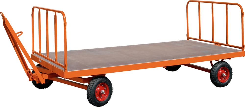 ROLLCART 2 Stahlrohrwändefür Industrieanhänger 2500x1250mm Höhe 750mm steckbar