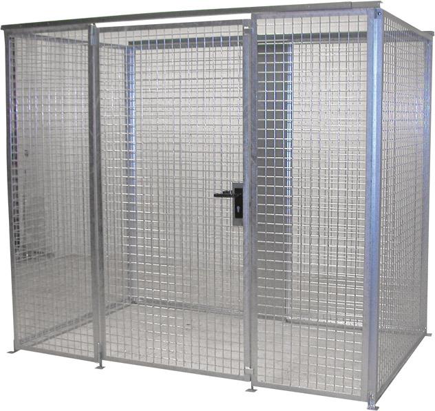 BAUER Gasflaschen-Container GFC-M3 2400x1500x2100mm