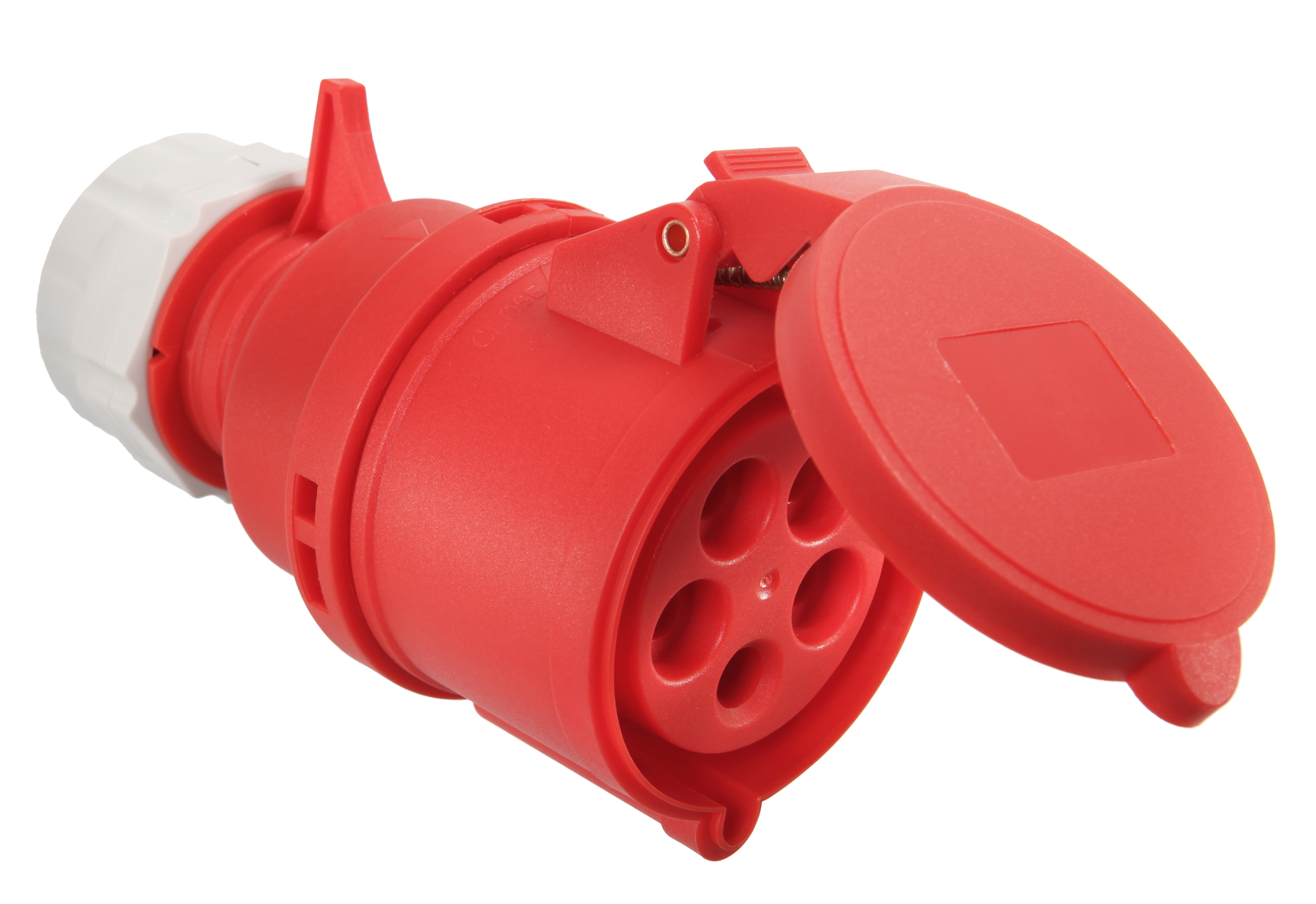 CEE-Kupplung 400V/32A, rot