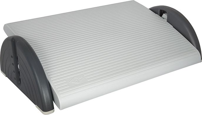 WEDO Fußstütze Relax PlusB52xH14xT35cm Trittfläche45x35cm Höhenstufen 5/7/9/11cm lichtgrau