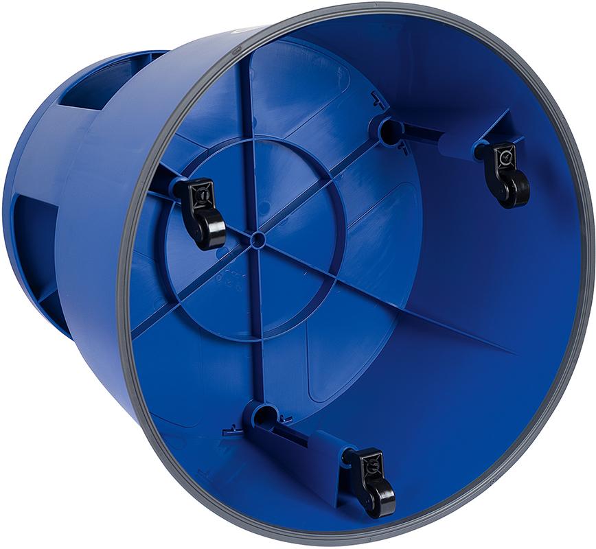 WEDO Rollhocker SuperStepKst. Höhe bel./unbel. 41,5/42,8cm ø oben/unten 29,2/42,4cm blau